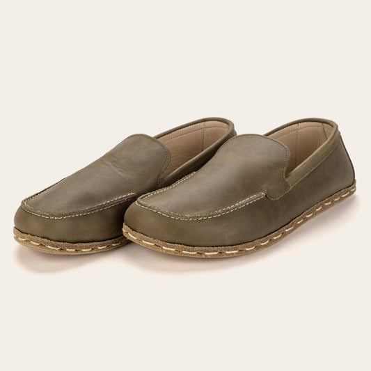 Men's Green Moccasins