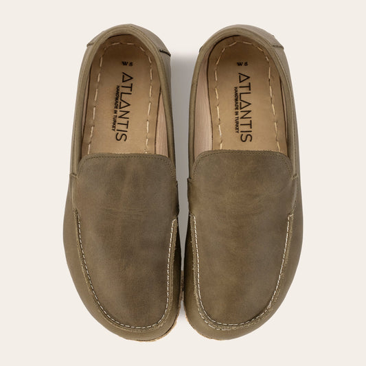 Women's Green Moccasins