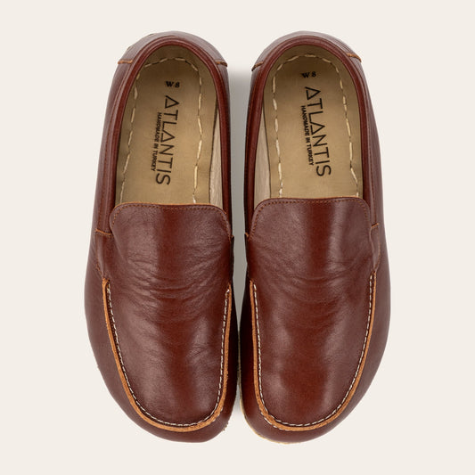 Women's Peru Brown Moccasins