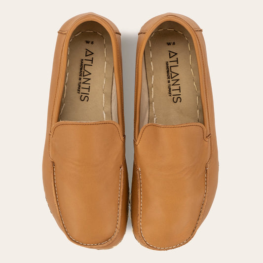 Women's Coconut Brown Moccasins
