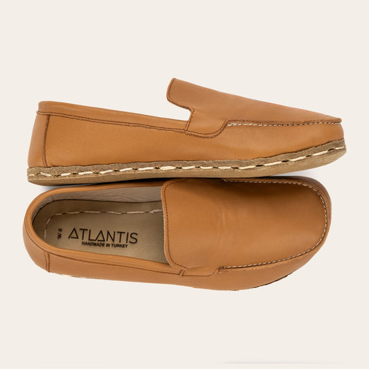 Men's Coconut Brown Moccasins