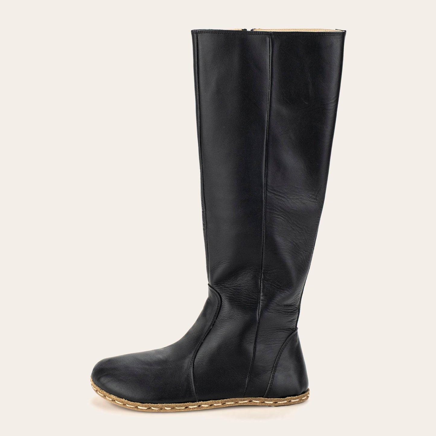 Women's Black Barefoot Knee High Boots