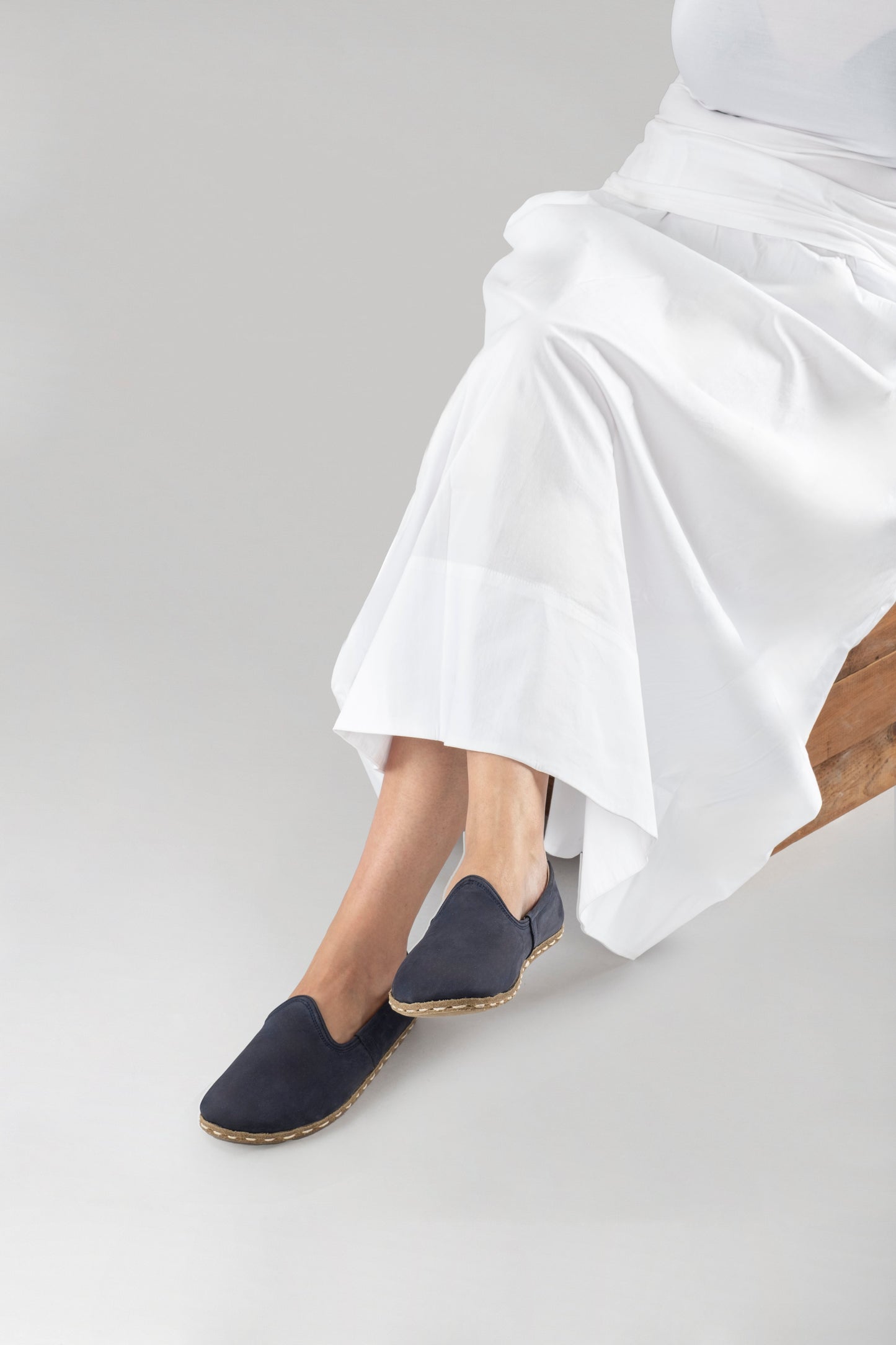 Men's Navy Nubuck Barefoots