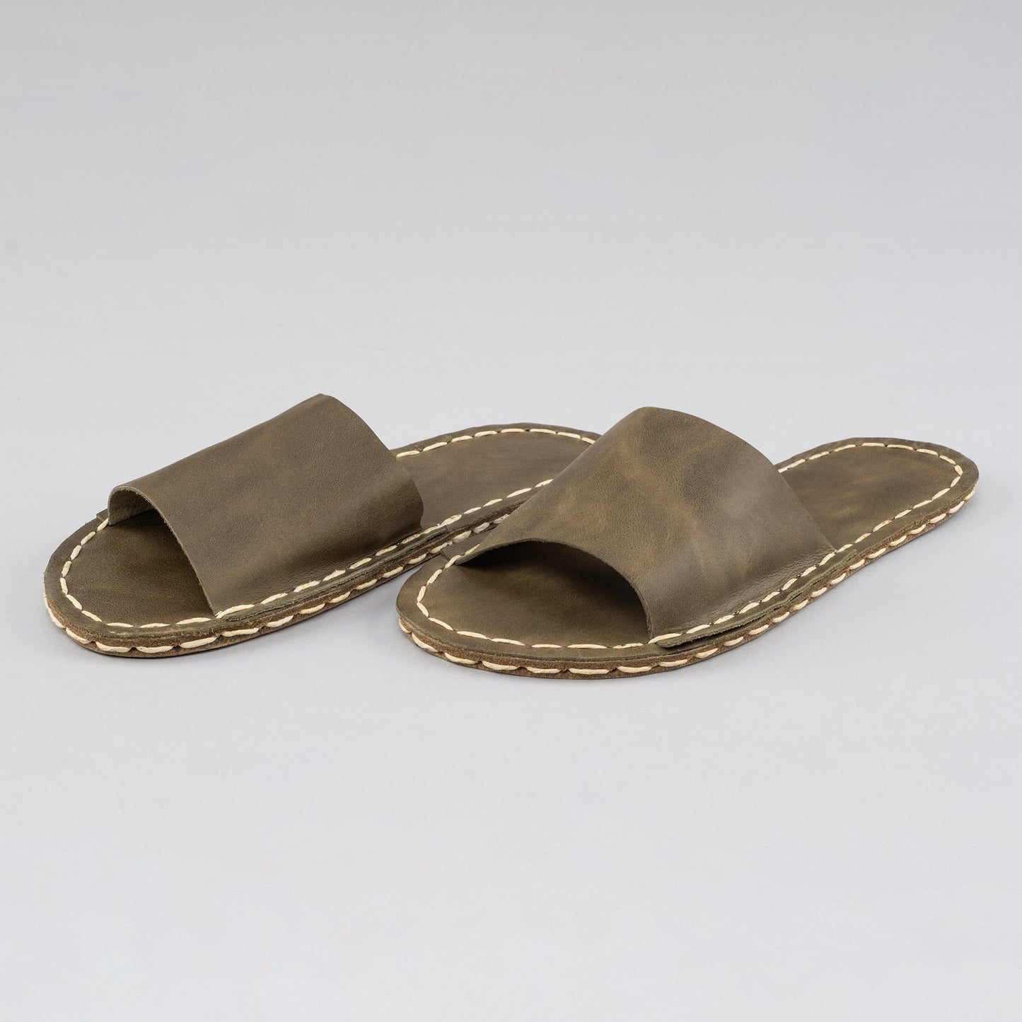 Women's Green Barefoot Slide Sandals