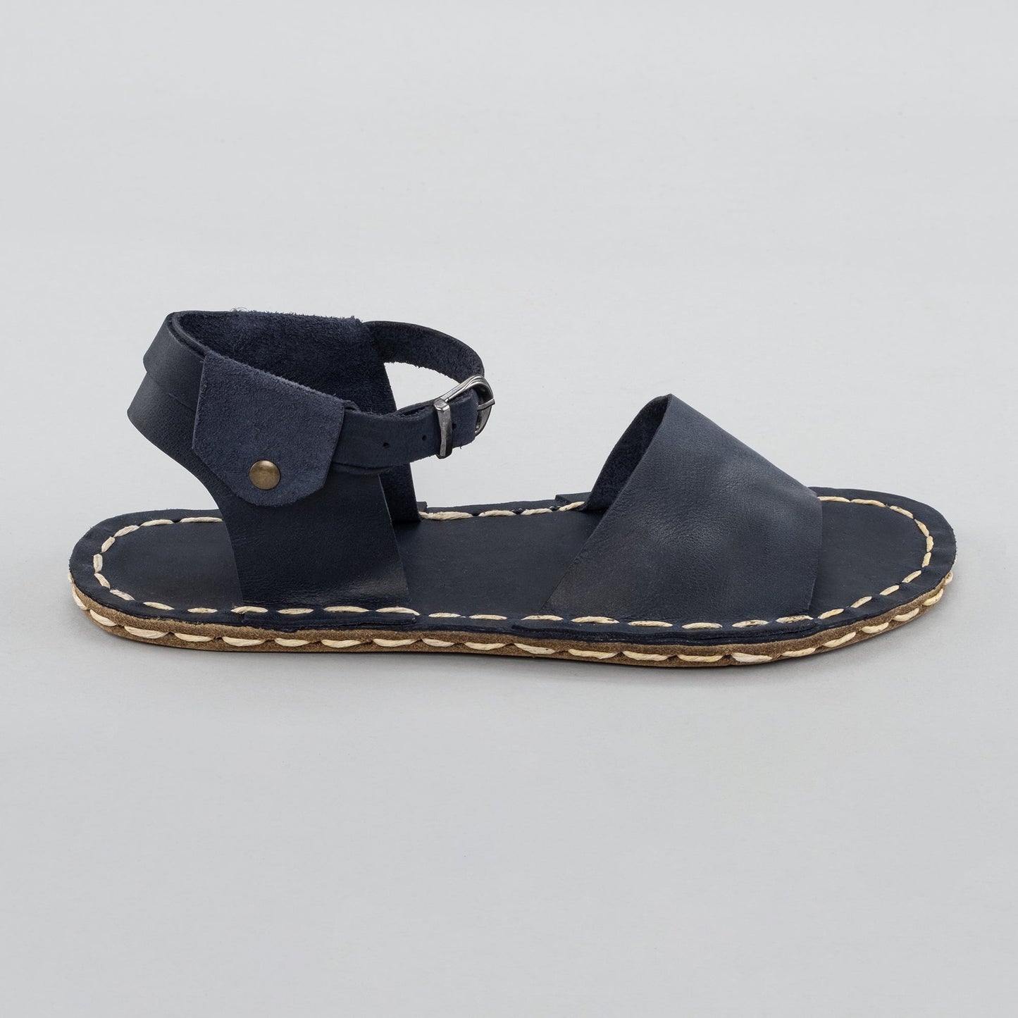 Women's Blue Opened Toe Barefoot Sandals