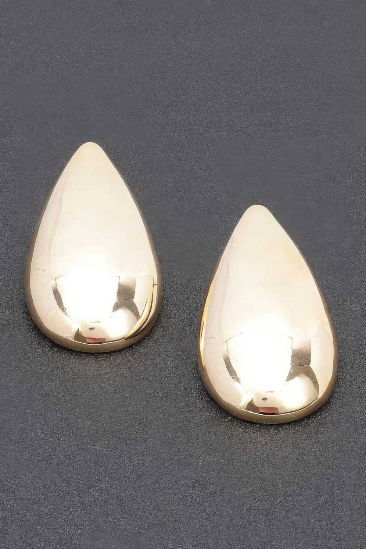 ASTOR Gold Plated Teardrop Earrings: NYFW BYMANYC ® New York