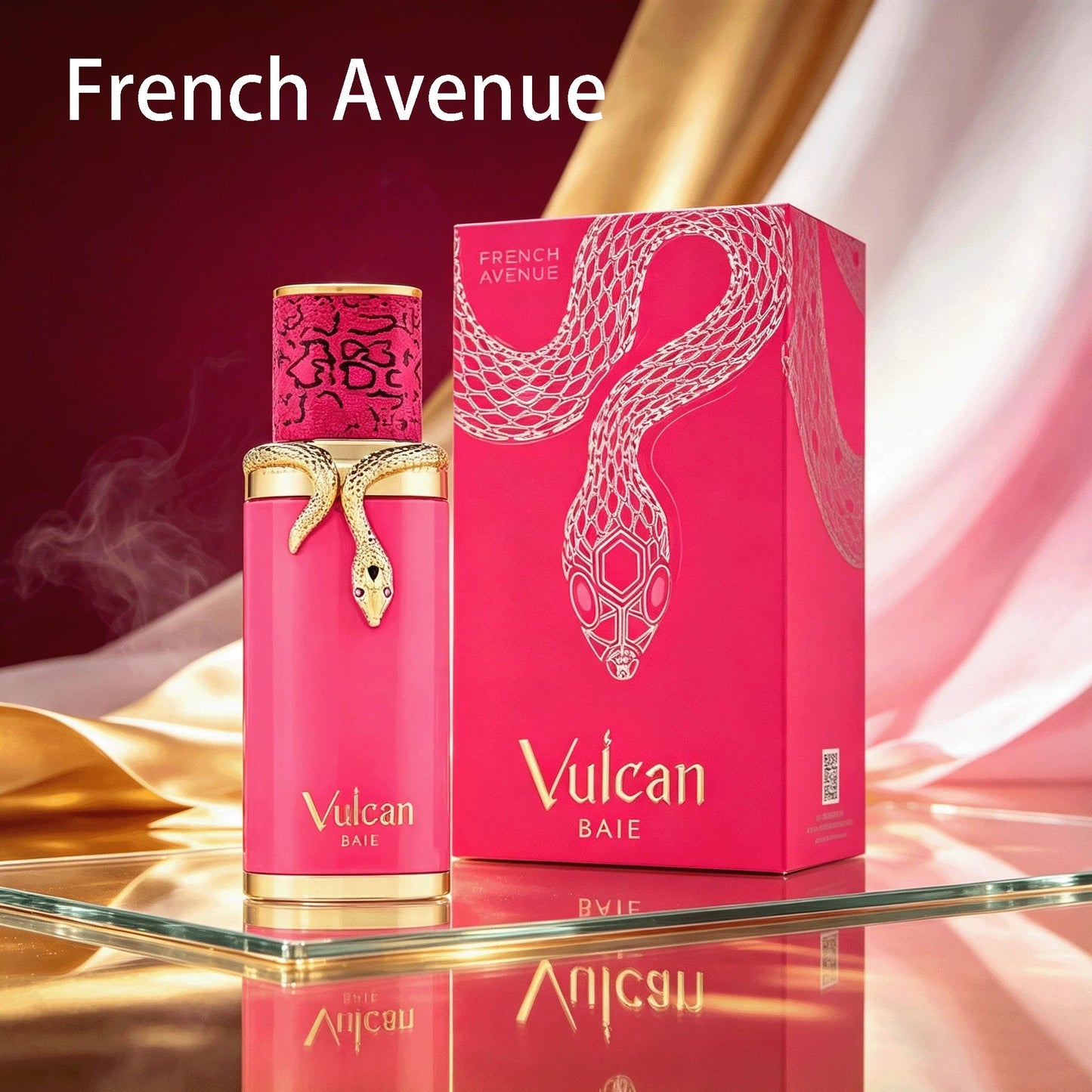 Unisex Extrait De Parfum 100ml French Avenue Vulcan Baie, Blackberry Dried Black Mulberry Rosemary Melon Raspberry Vodka Basil Lily Of The Valley Strawberry Musk Peach Amber Sandalwood Patchouli Scent, Long‑Lasting Fragranc