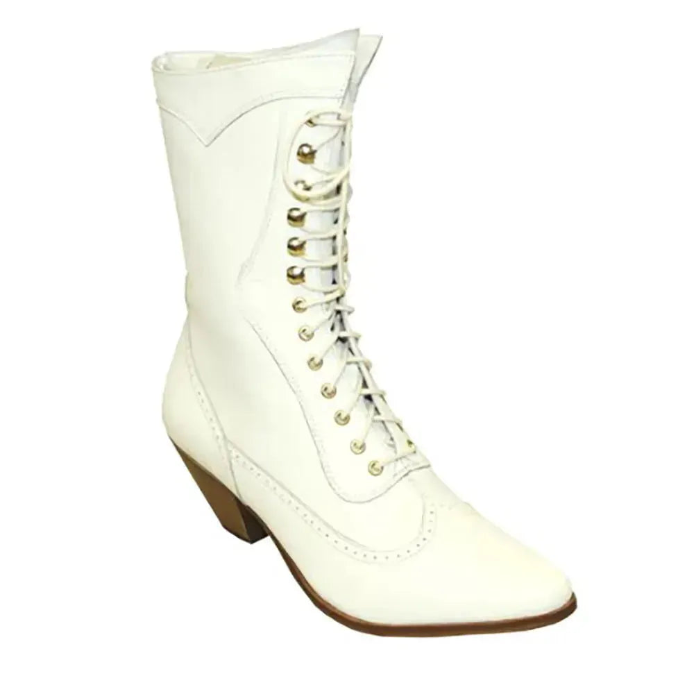 Botín campera Abilene Lace Up de cuero para mujer