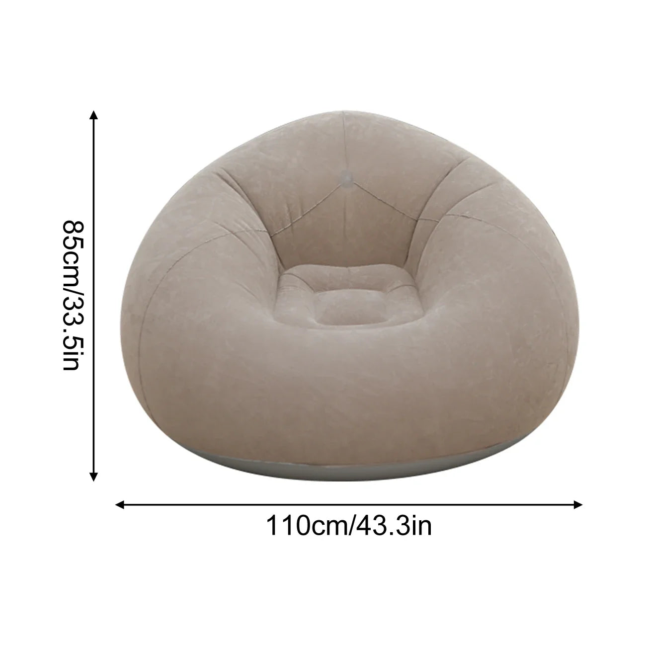 1PC Inflatable Bean Bag Chairs Outdoor Blow Up Camping Chairs