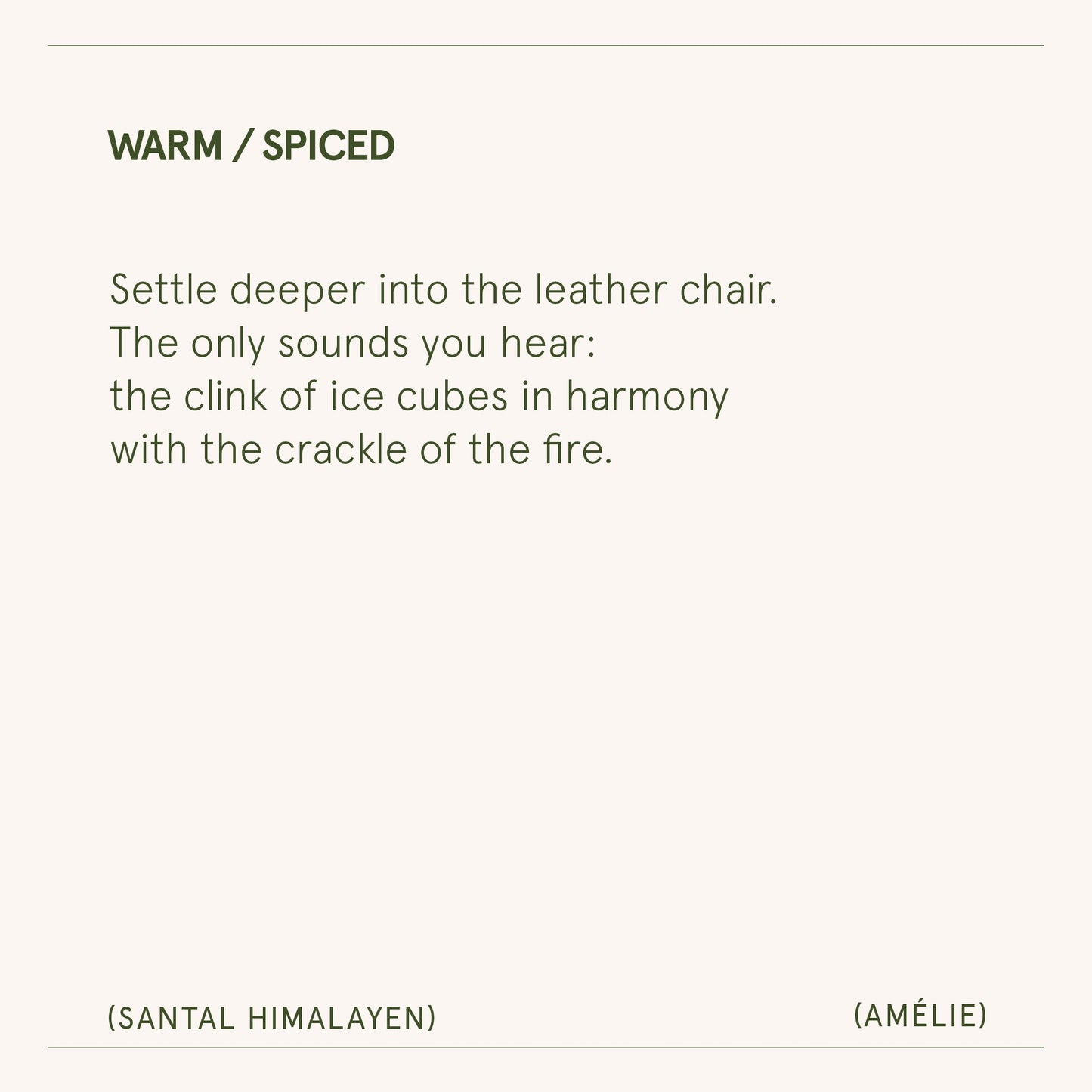 Amélie – Santal Himalayen Candle