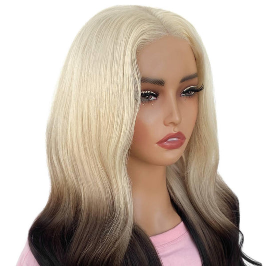 Peluca de Cierre Aurora Glueless 5x5 HD Lace, Teñida Profesionalemente, 100% Cabello Humano