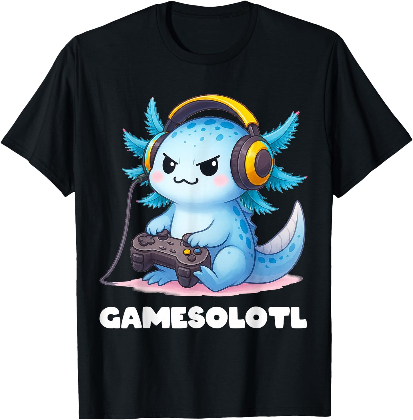Anime Gamesolotl Axolotl Boys 10-12 Kid Gamer Gaming Clothes