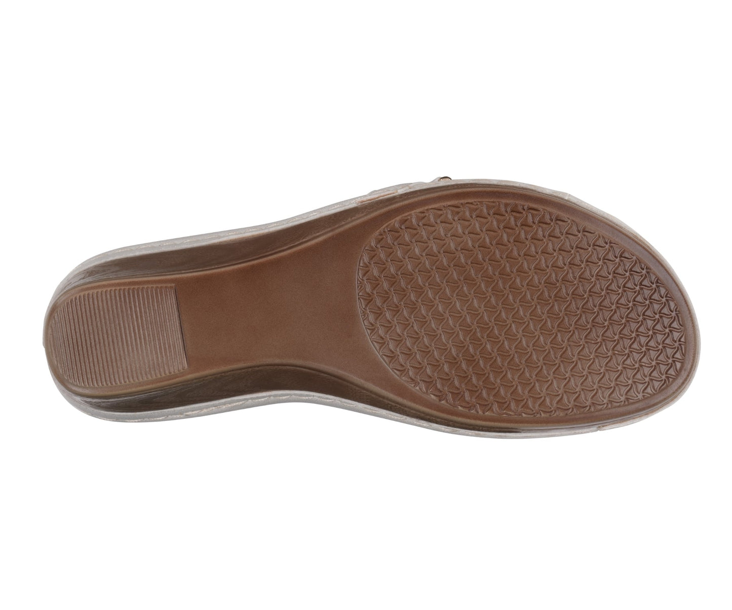 Sandalias de cuña Navy para mujer