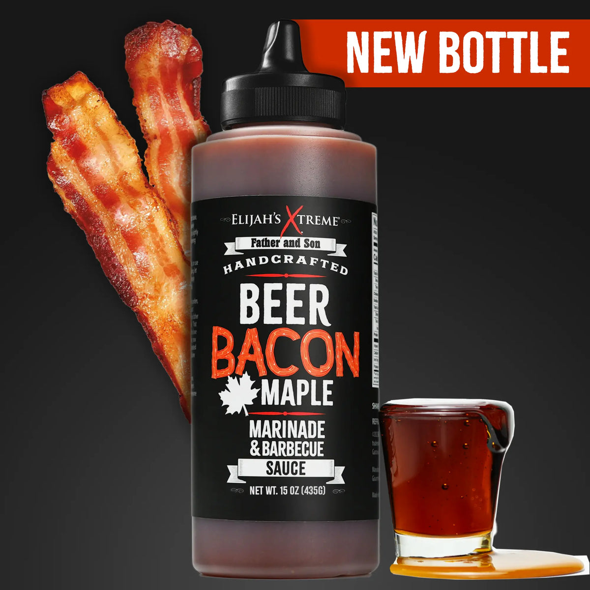 Salsa BBQ de cerveza, beicon y arce