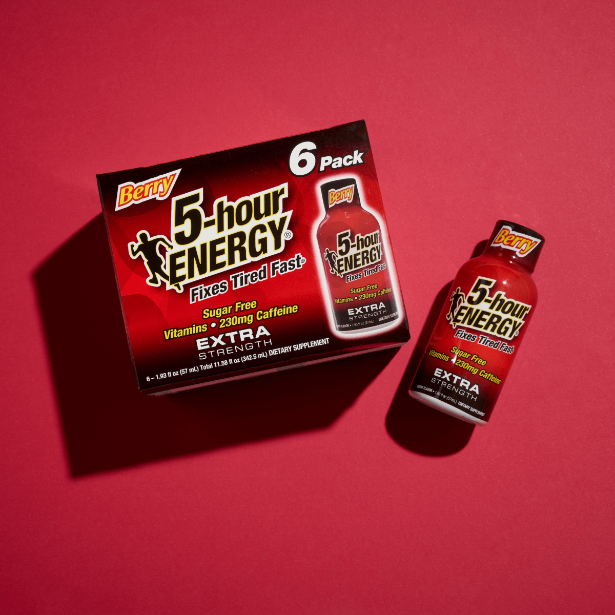 Bebidas energéticas 5-hour ENERGY de potencia extra sabor bayas