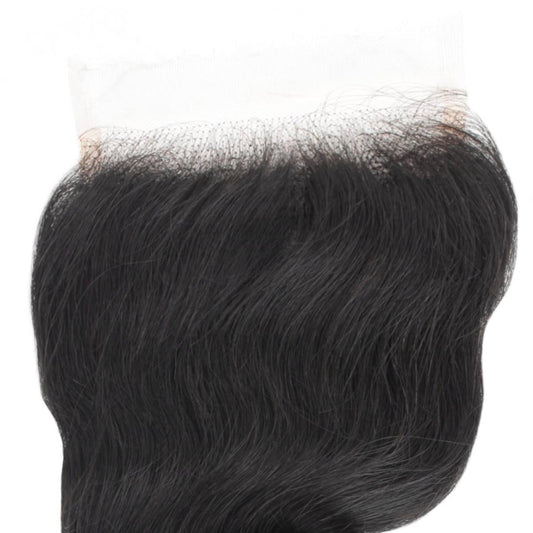 Cierre de cabello humano de encaje HD 5x5 con onda suelta