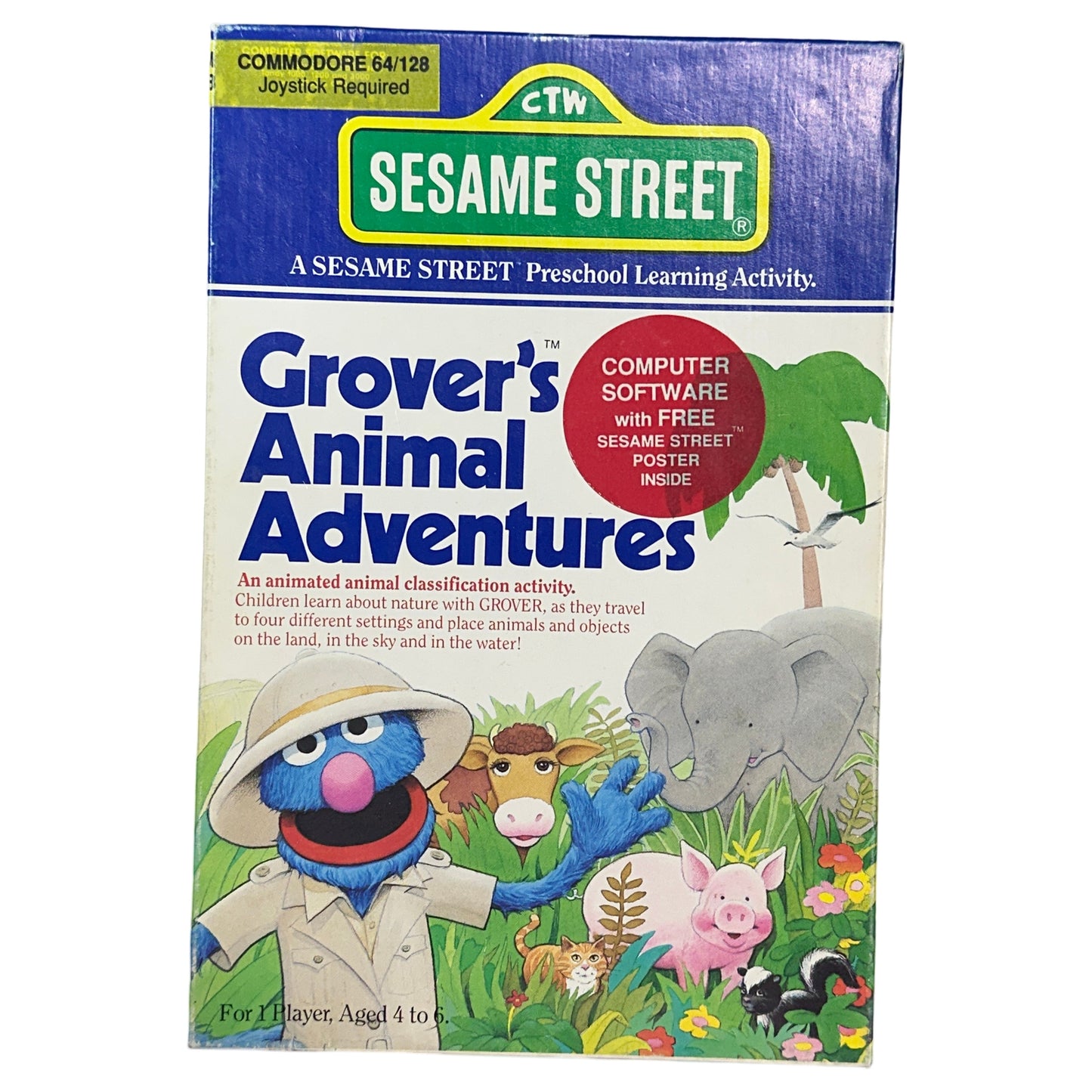 Las aventuras de animales de Grover - Commodore 64/128