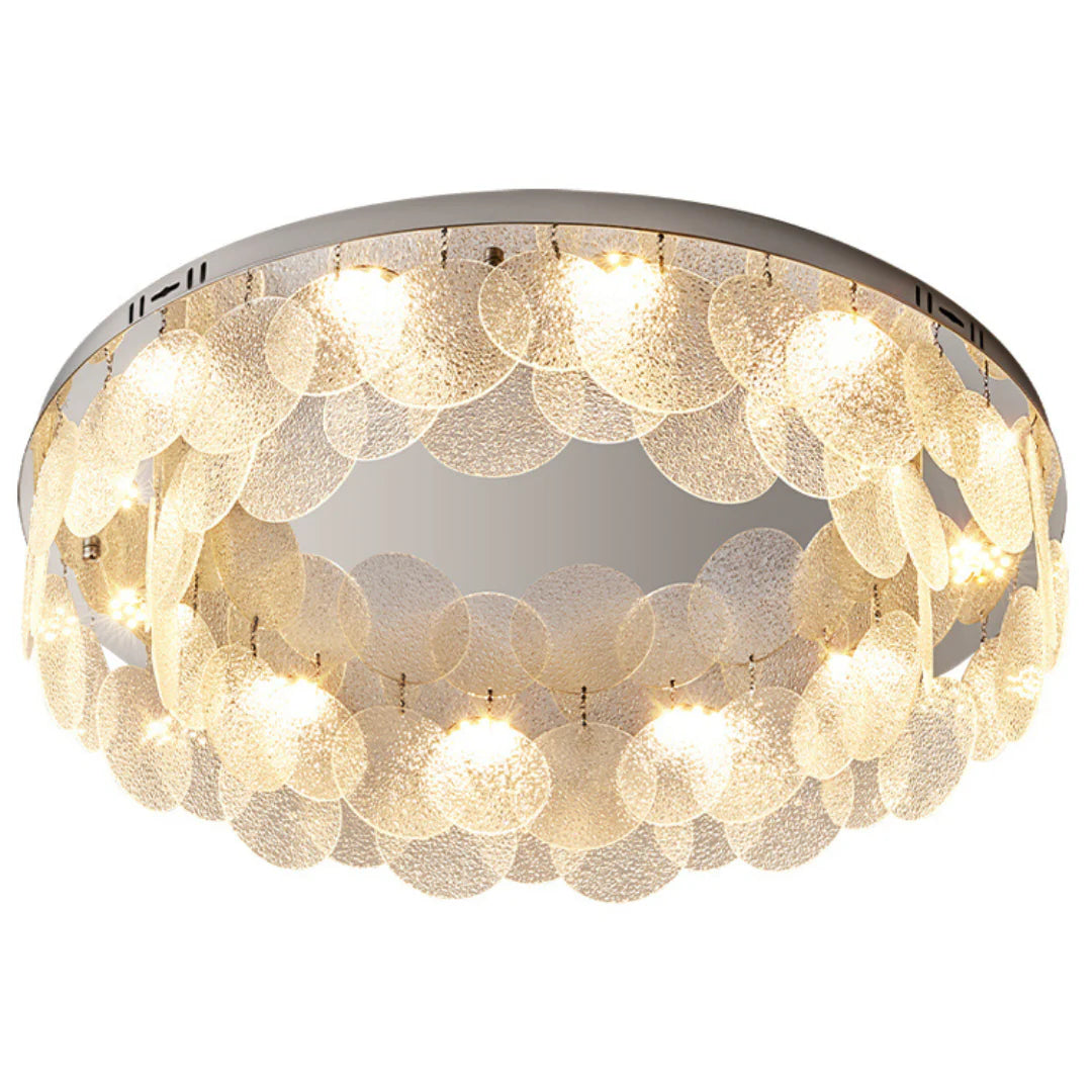 Lámpara de Techo de Cristal Casper Disc