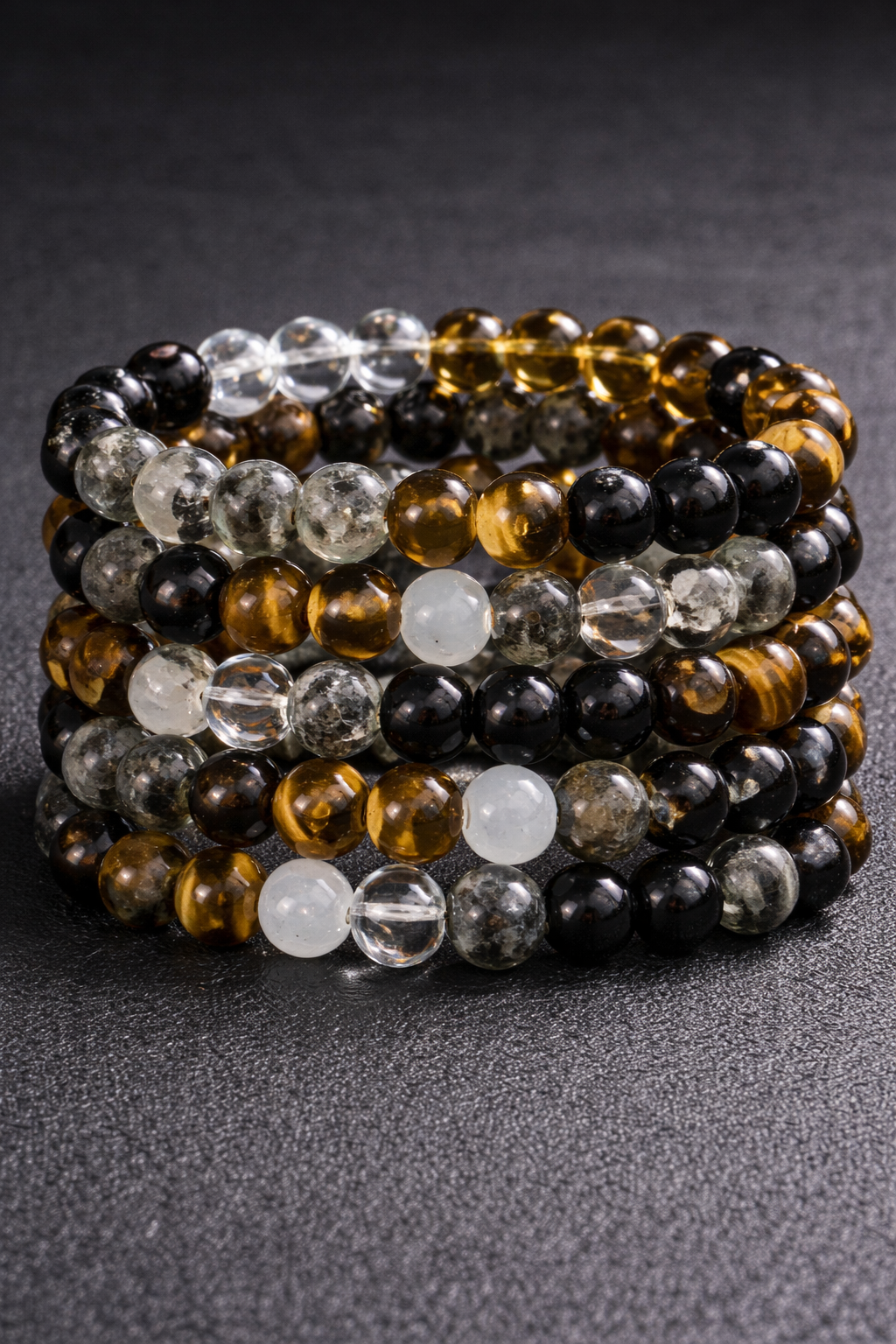 Pulsera El Camino Menos Transitado – Pulsera de Energía e Intención con Múltiples Cuentas