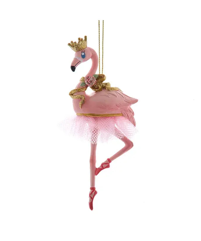 Adorno Navideño - Flamenco Rosa Costero de Ballet Decoración Navideña