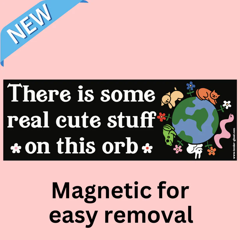 Cutie Critter Orb - Magnetic Bumper Sticker