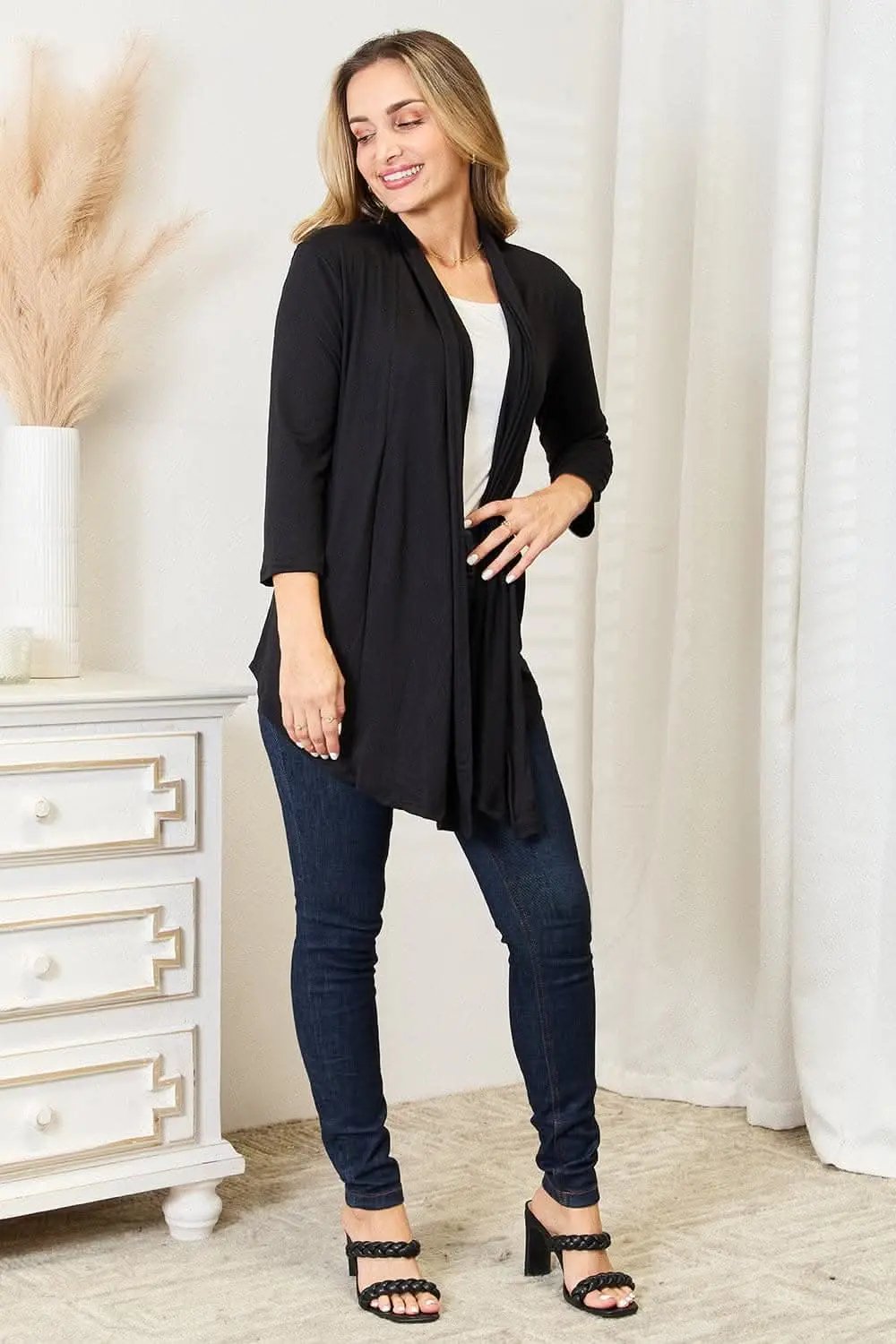Sweaters Trendsi Culture Code open front cardigan