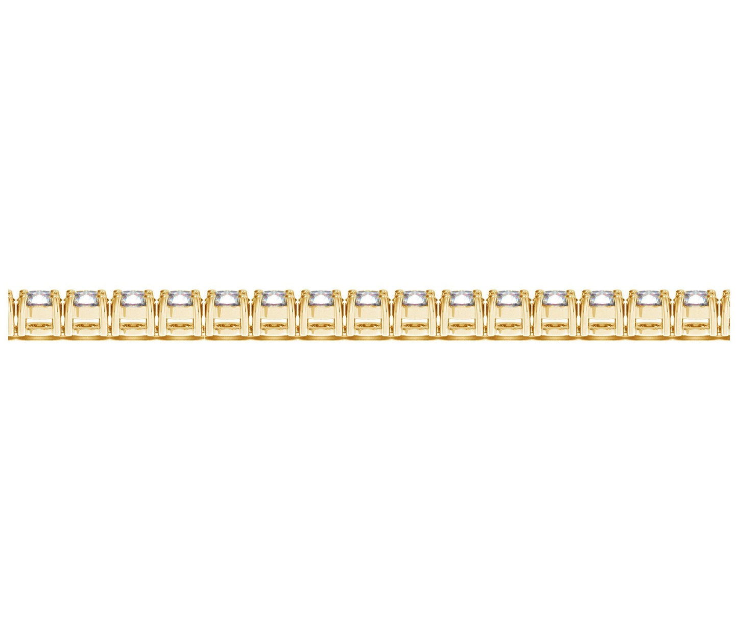 Lab Grown Round Diamond Tennis Bracelet in 14k Yellow Gold (8 cctw F/G VS2/SI1)