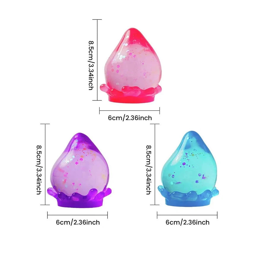 Dreamy Dew Drop Squishy Slow Rise Maltose Stress Relief Fidget Toy