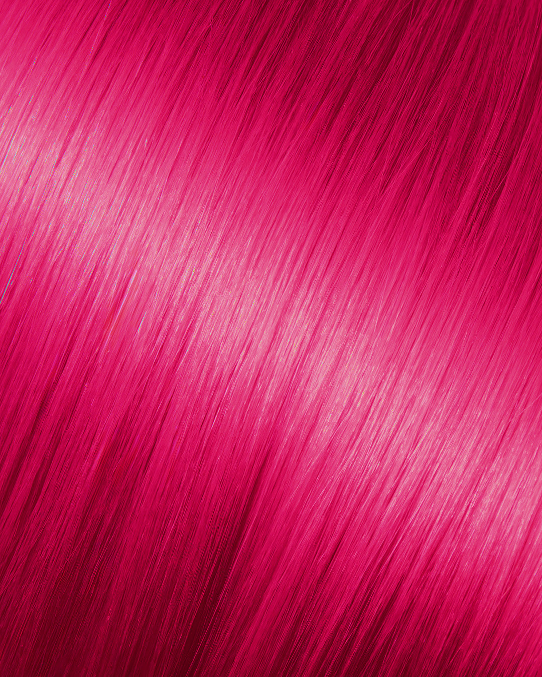 BABE Fusion Extensions 18" 100% Human Hair Straight 20 Strands - DK Fuxia Pamela