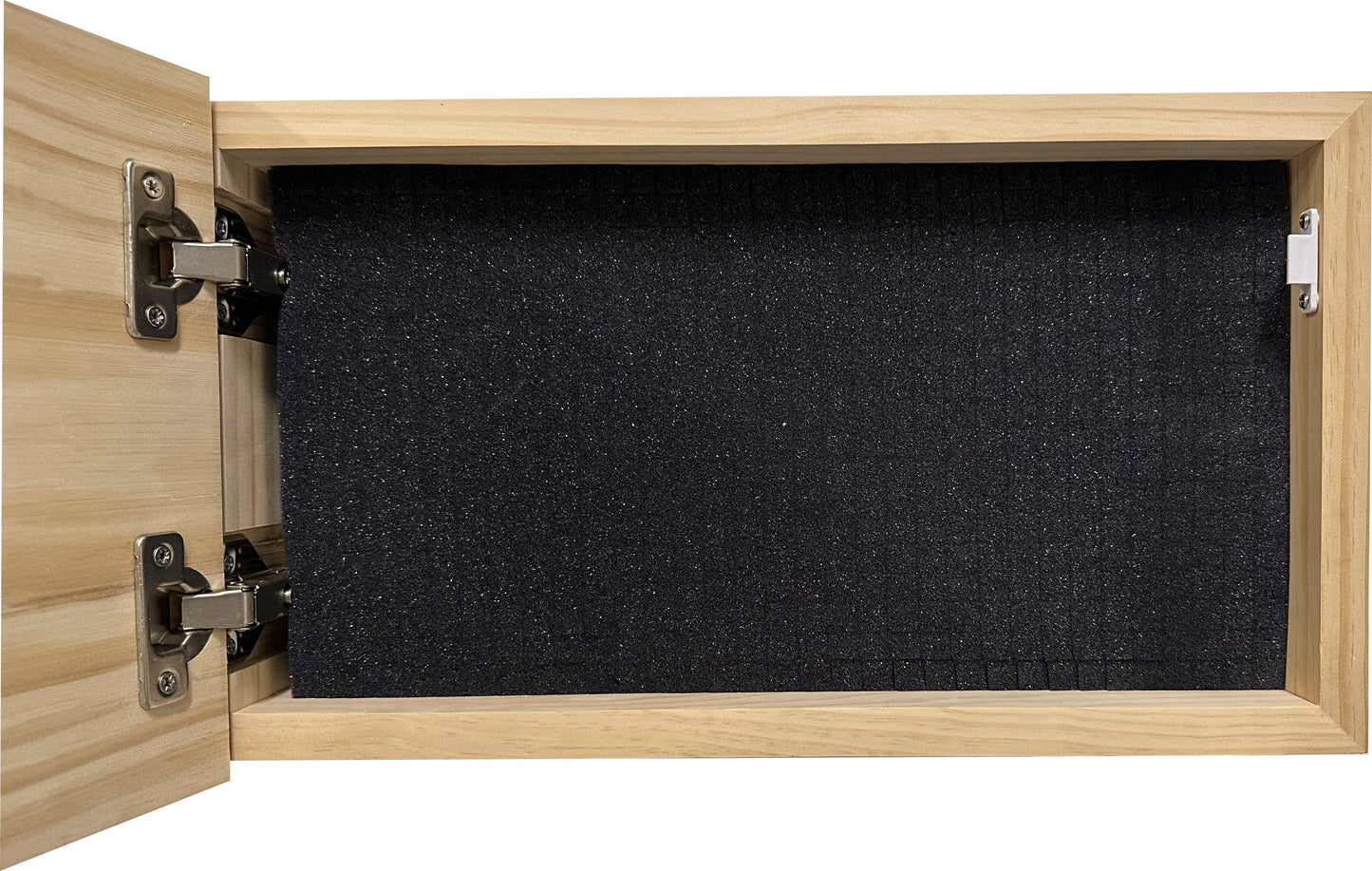Dont Tread on Me Concealment Shelf - Quick Access Patriotic Hidden Gun Storage with Magnetic Lock - Safe & Secure Gun Concealment Furniture (Distressed)
