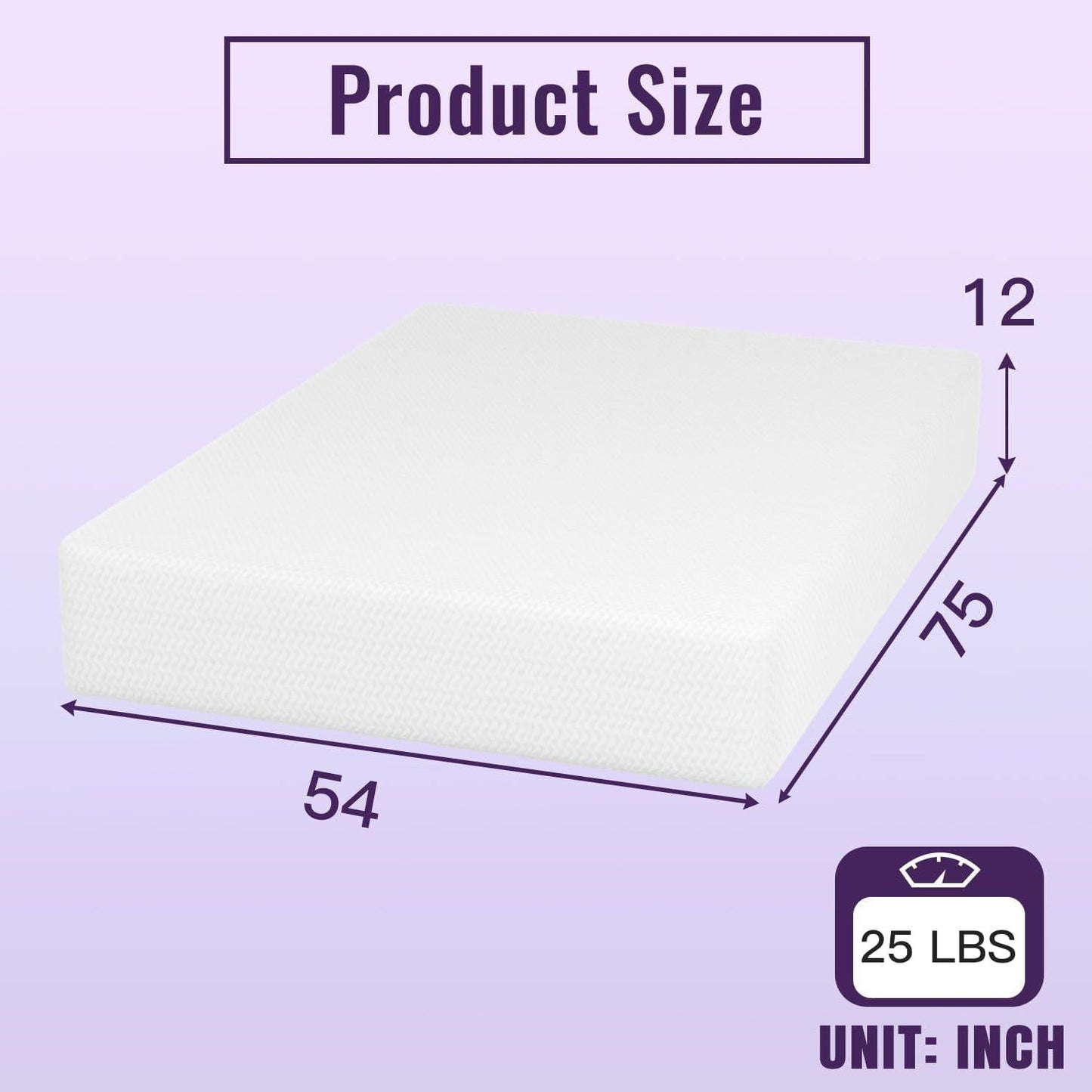 Colchón de espuma viscoelástica de 30 cm con infusión de carbón y funda extraíble
