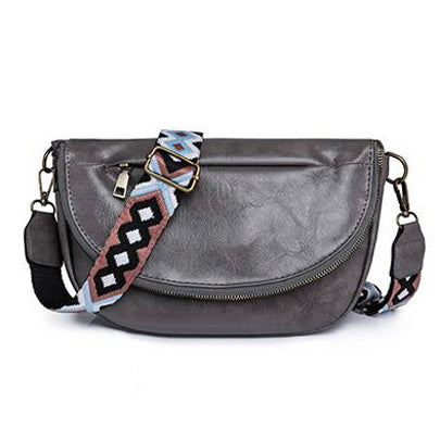 Bolso cruzado de cuero Callie Fold Over
