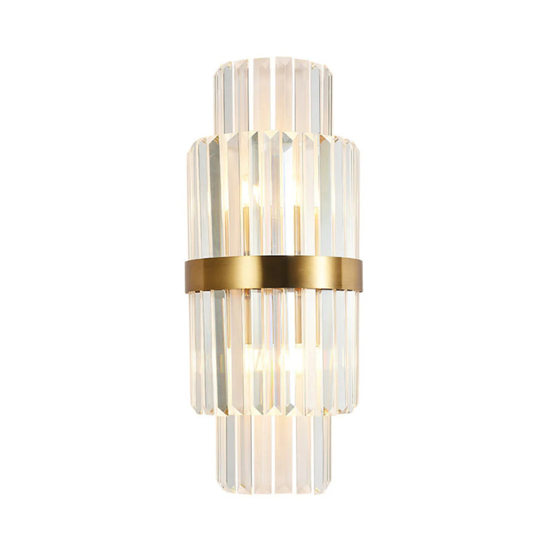 Lámpara de Pared Elegante de Tira Rectangular de Cristal