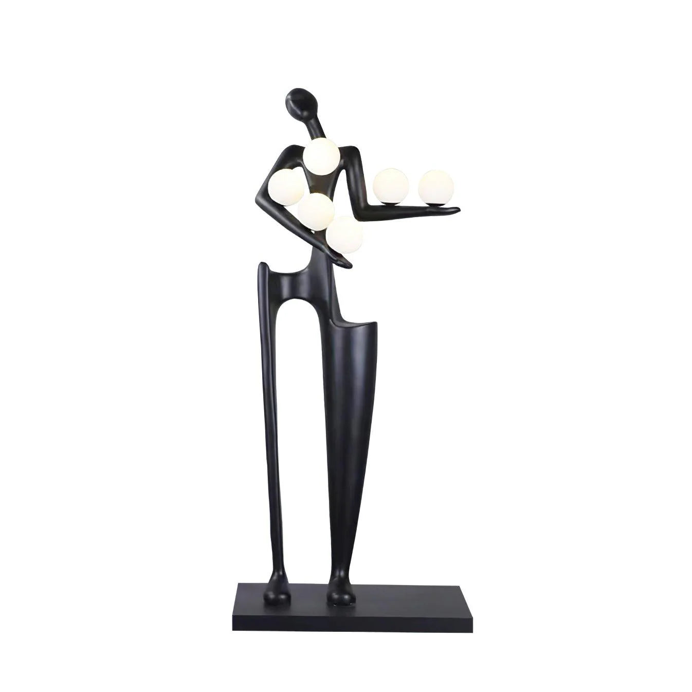 Lámpara de pie Escultura Figura de Bienvenida