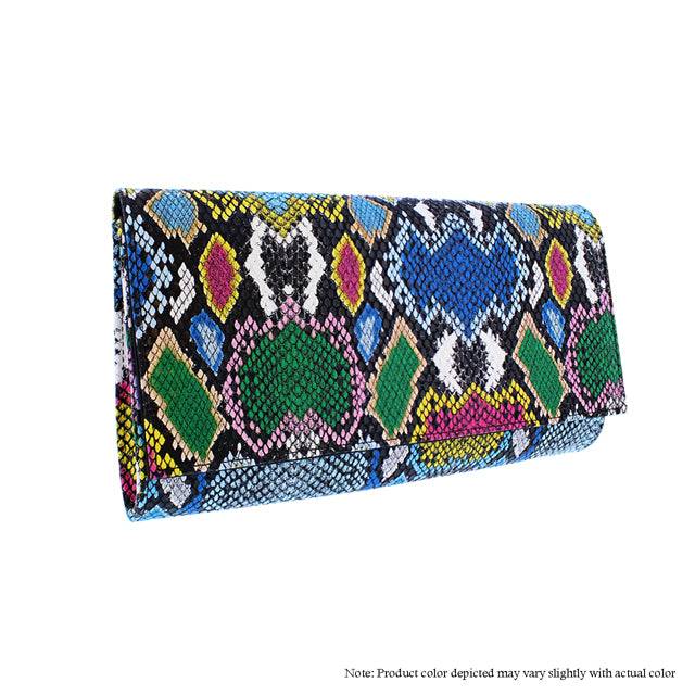 Cartera de mano Snake multicolor