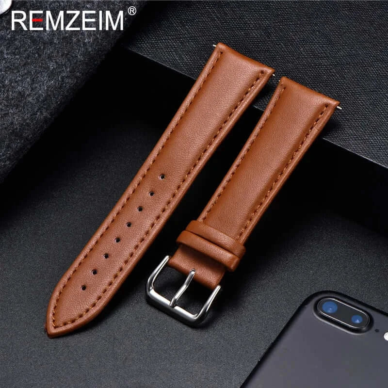 TicWatch Pro 5, Pro 3 & E3 Classic Calfskin Band, Stitching Choices