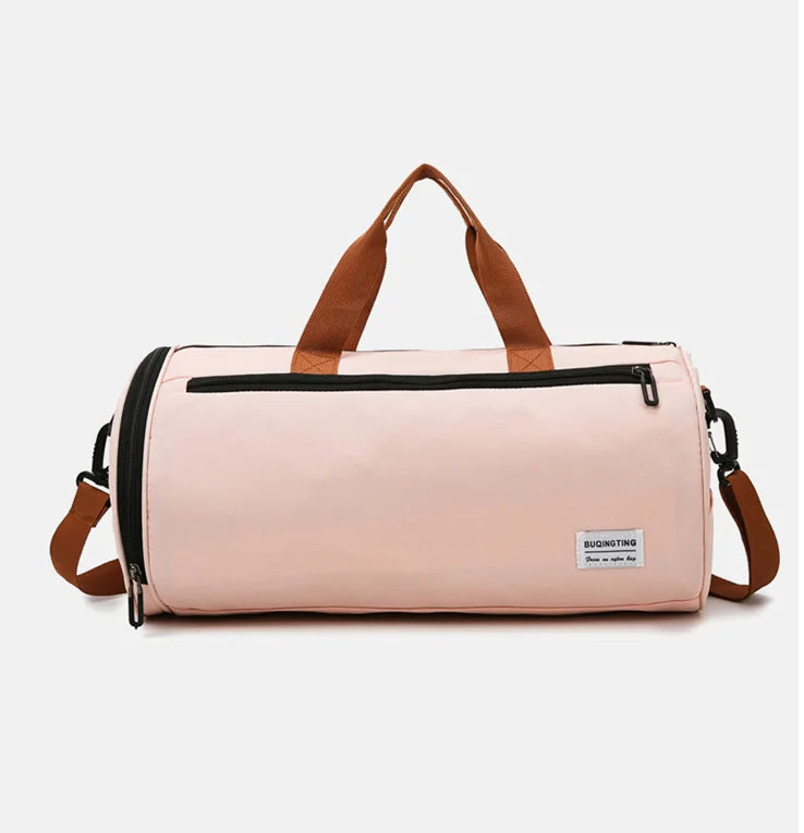 Waterproof Fitness Bag with Shoulder Strap Dry/Wet Zones Shoe Storage