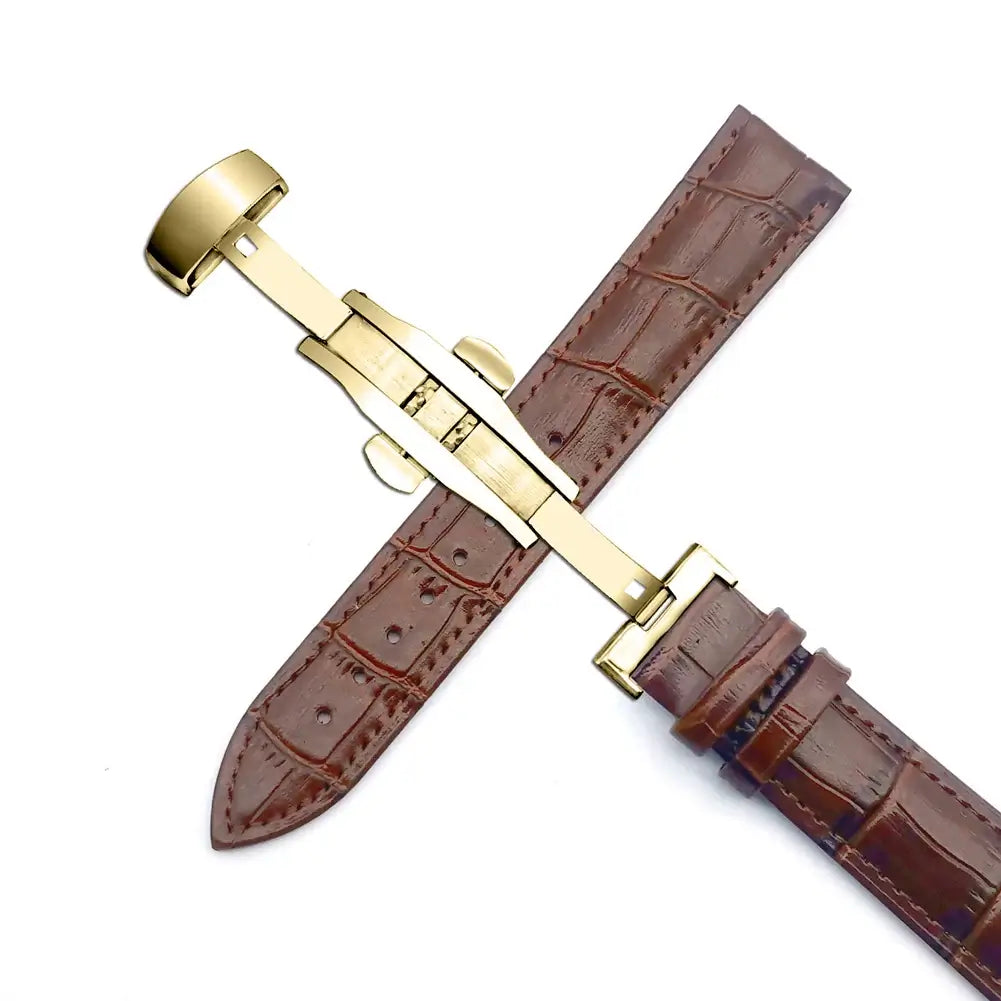 Huawei Watch & Watch GT Crocodile-Pattern Leather Butterfly Band