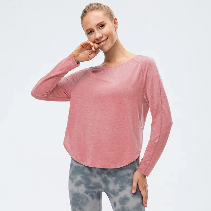 Women's Long Sleeve Workout Tee