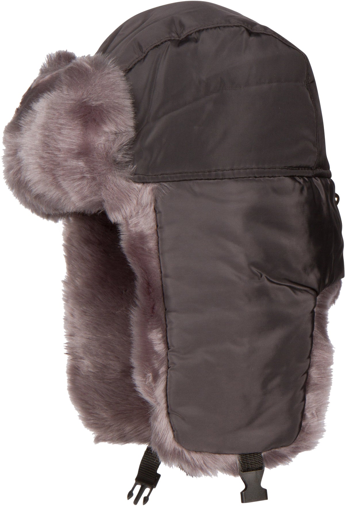 Sakkas Martin Unisex Adjustable Warm Russian Aviator Trooper Trapper Ushanka Hat Faux Mink Fur and Nylon Cold Weather Outdoor