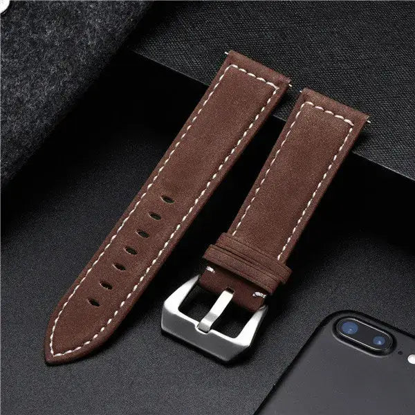 Samsung Galaxy Watch Leather Band - Classic Genuine Design