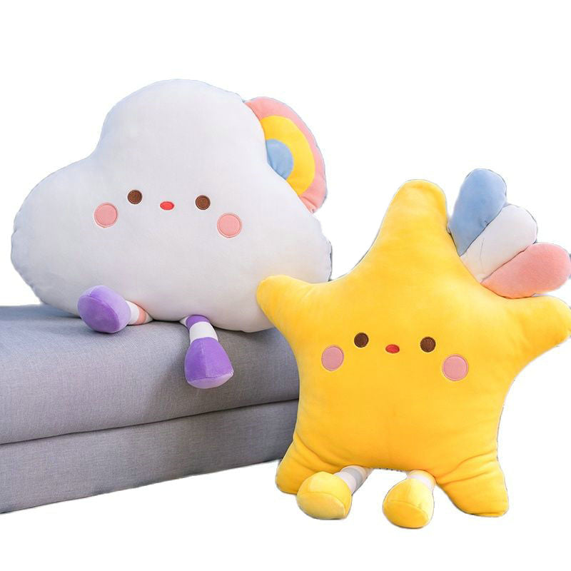 Nubes Arcoíris y Estrellas de Peluche