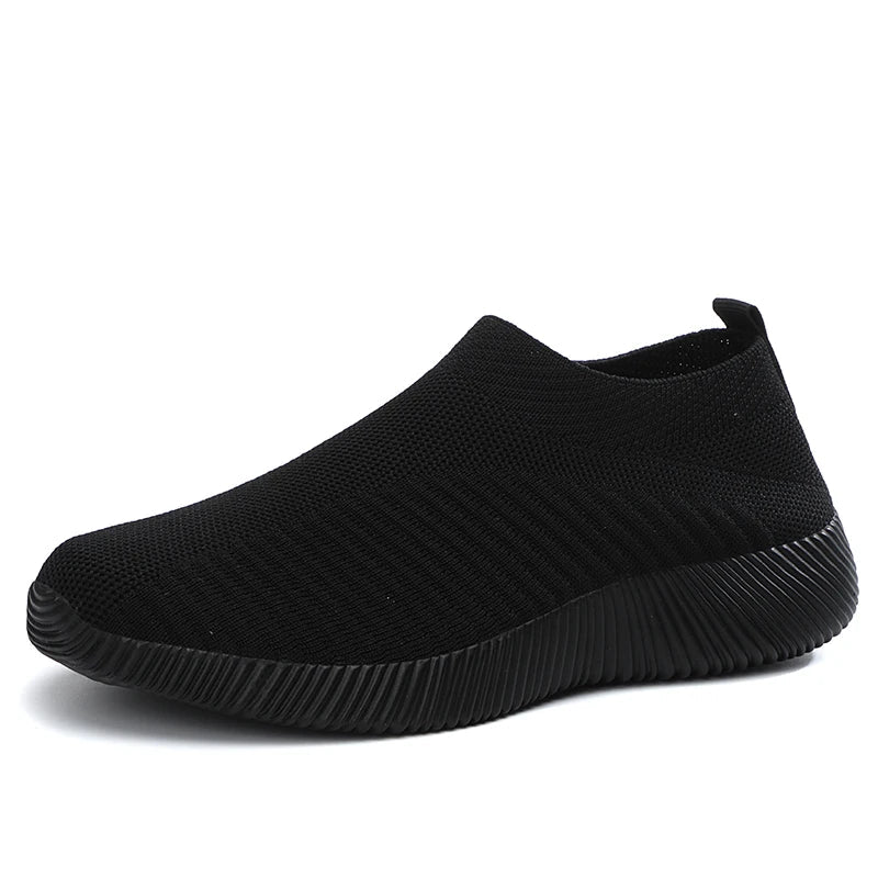 Comfortable Slip On Women Sneakers Walking Flats Size 42