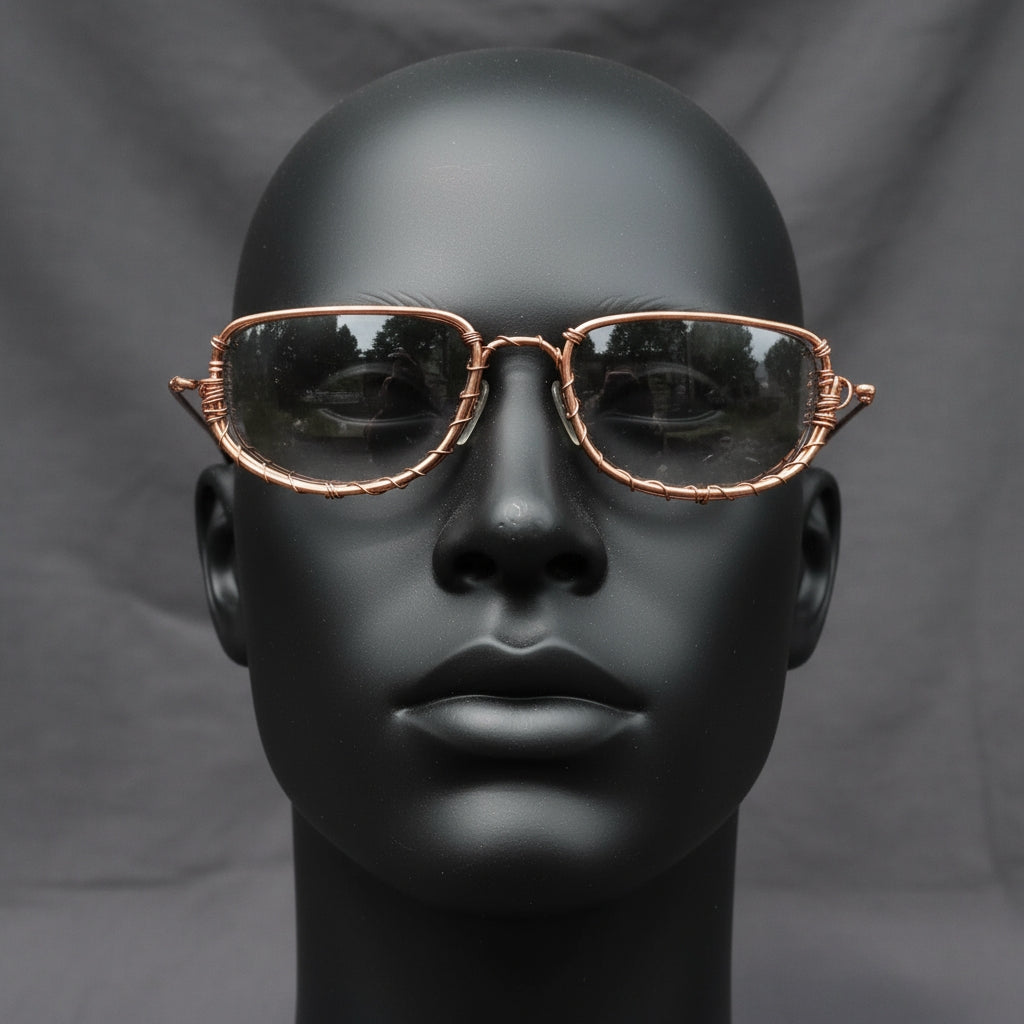 iamevibez Custom Copper Glasses Version 1's BLUE LIGHT BLOCKING