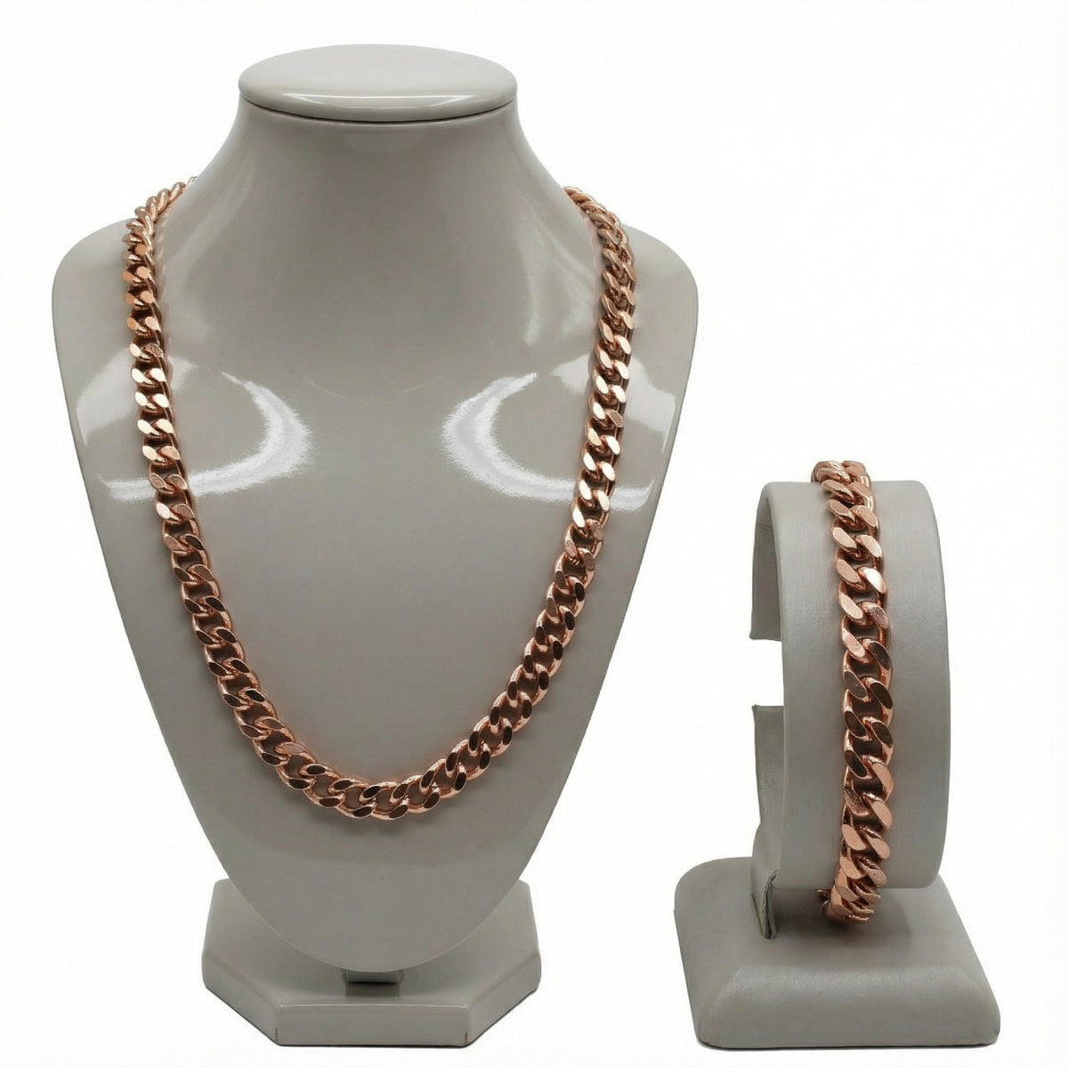 Pure Handcrafted Heavy pure Copper Cuban Link