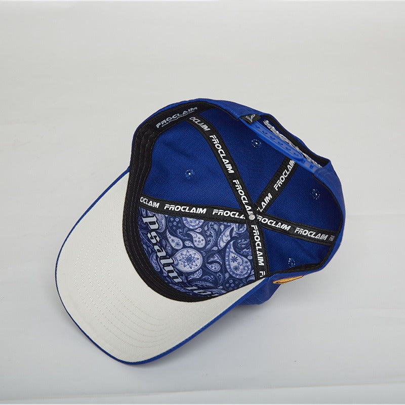 God’s Work- Gorra de cierre a presión Serie Signature Cobalt