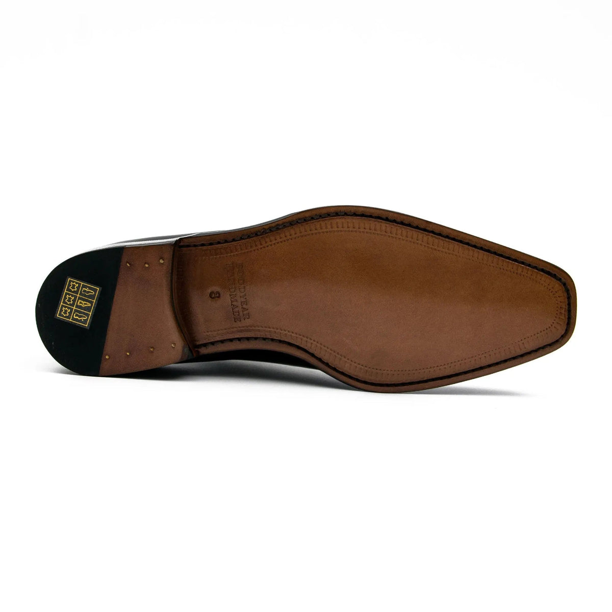 Dark Brown Wingtip Calf Leather Oxford Shoes