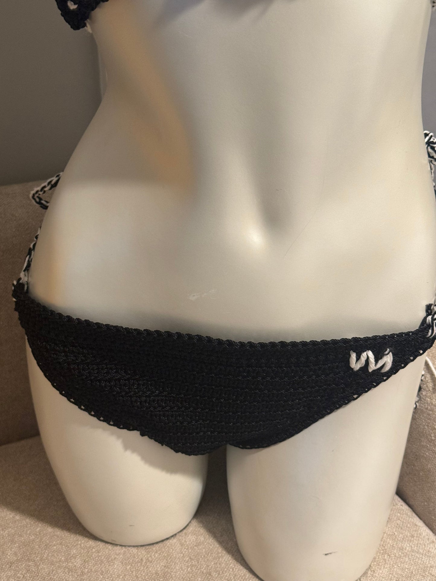 "MIDNIGHT MONARCH" CROTCHET BIKINI - WM QUEEN COLLECTION