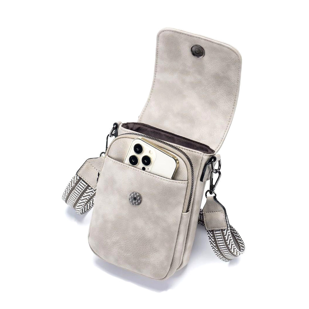 Bolso cruzado compacto Whitney Foldover