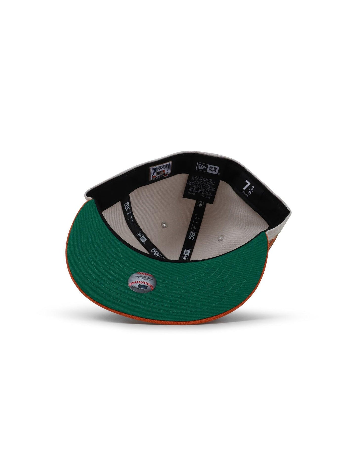 Gorra New Era 5950 Dodgers 50 Aniversario - Stone/Burnt Orange